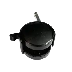 چرخ صندلی ترمزدار اداری پایه میله ای 3 سانتی متر با پایه گردان قطر 5 سانتی متر asrtools