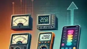 انواع صفحه نمایش در مولتی متر ها