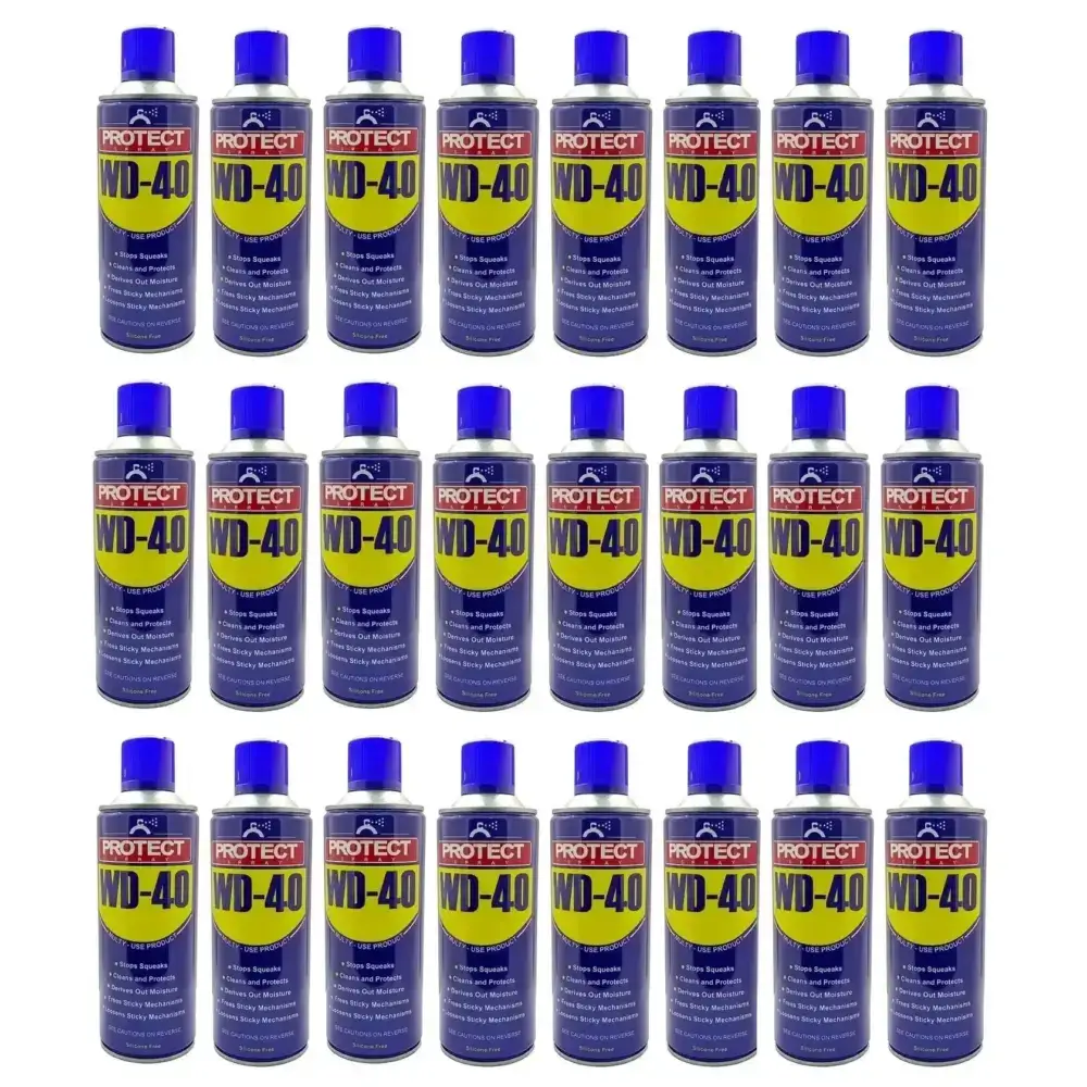 اسپری روان کننده پروتکت مدل PROTECT WD-40 حجم 450 میلی لیتر کارتن 24 عددی ASRTOOLS اسپری روان کننده پروتکت مدل PROTECT WD-40 حجم 450 میلی لیتر کارتن 24 عددی ASRTOOLS