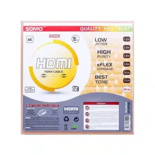 کابل HDMI سومو SOMO SH2220 طول 20 متر asrtools