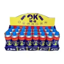 اسپری روان کننده اوکی مدل OK WD-40 حجم 450 میلی لیتر بسته 24 عددی asrtools