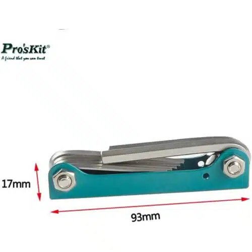 آچار آلن ستاره ای پروسکیت مدل Proskit 8PK-021N مجموعه 7 عددی عصرتولز