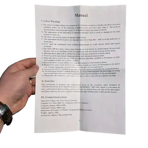 RST سنج توالی ویکتور مدل VICTOR 850A عصرتولز