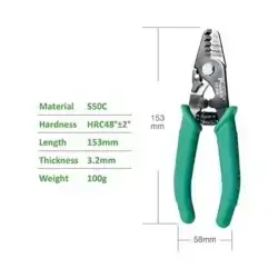 سیم لخت کن فیبر نوری پروسکیت مدل PROSKIT CP-328 عصرتولز