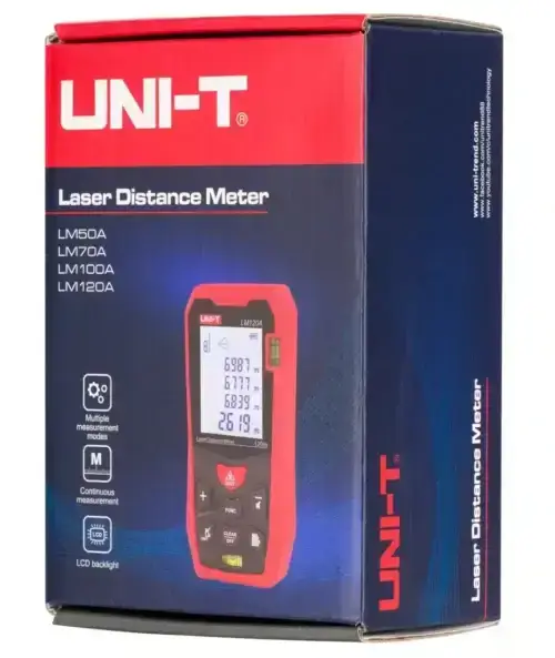 متر لیزری یونی تی مدل UNI-T LM100A عصرتولز