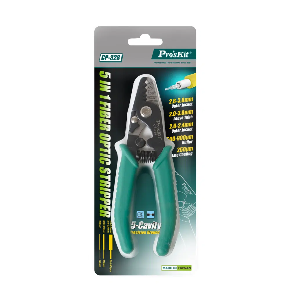 سیم لخت کن فیبر نوری پروسکیت مدل PROSKIT CP-328 عصرتولز