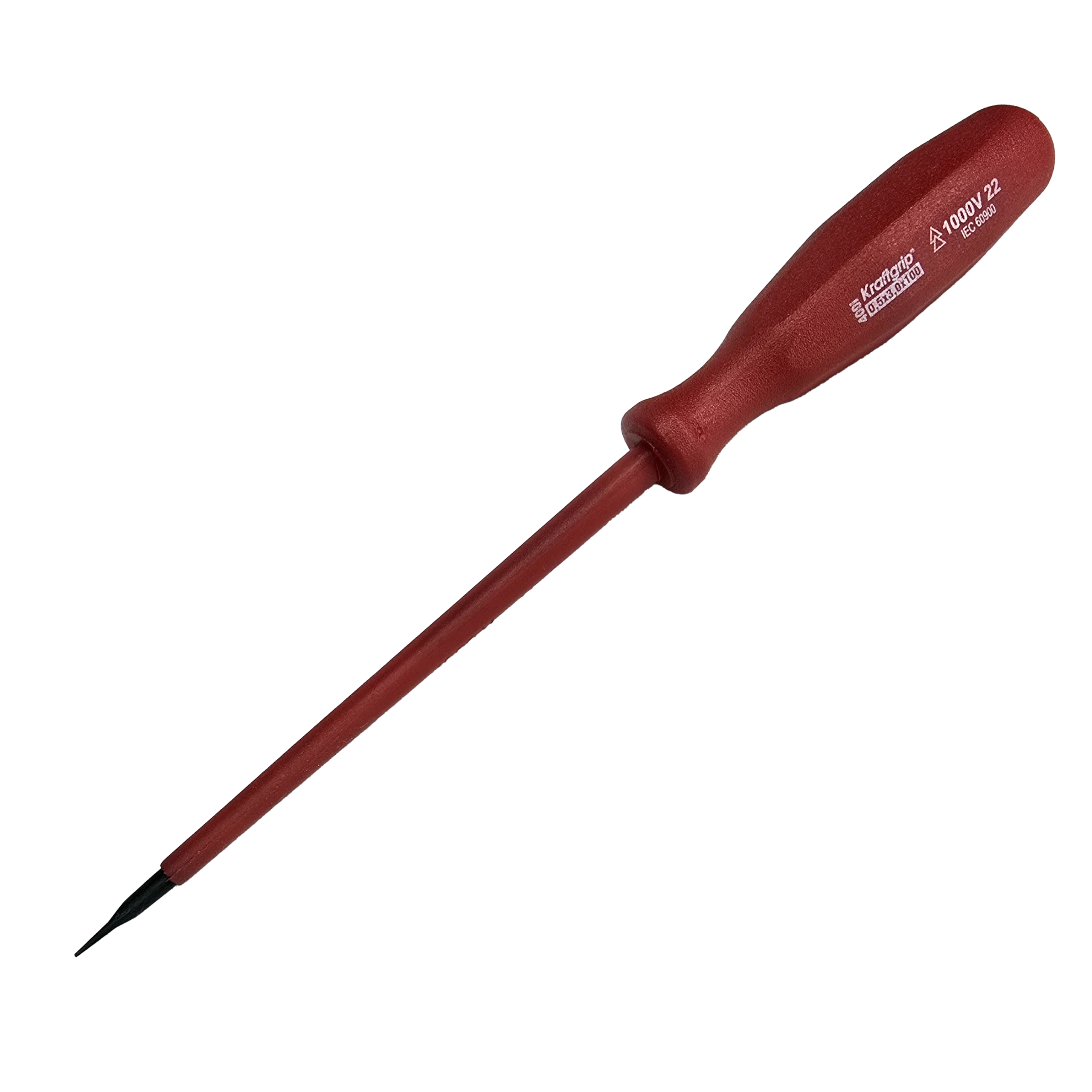 پیچ گوشتی دو سو عایق 1000 ولت کرفت گریپ مدل kraftgrip 400i 0.5*3.0*100 عصرتولز پیچ گوشتی دو سو عایق 1000 ولت کرفت گریپ مدل kraftgrip 400i 0.5*3.0*100 عصرتولز