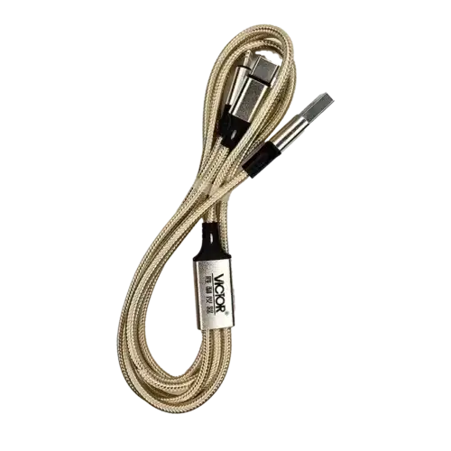 کابل تبدیل سه کاره USB به MicroUSB، Type C, LIGHTNING ویکتور مدل VICTOR 10015عصرتولز