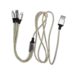 کابل تبدیل سه کاره USB به MicroUSB، Type C, LIGHTNING ویکتور مدل VICTOR 10015عصرتولز