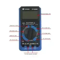 مولتی متر دیجیتال سانشاین مدل SUNSHINE DT-9205E عصرتولز