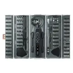 ست پیچ گوشتی شارژی جک می مدل Jakemy JM-8193 مجموعه 180 عددی asrtools