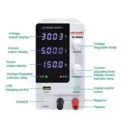 منبع تغذیه سوئیچینگ یاکسون مدل YAXUN YX-305DS عصرتولز