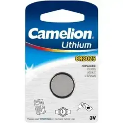 باتری سکه ای کملیون مدل Camelion CR2025 عصرتولز