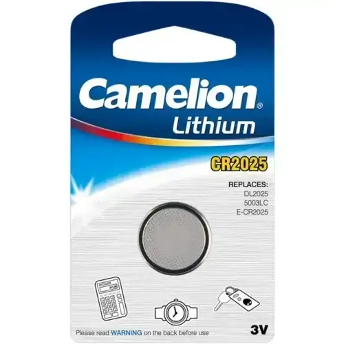 باتری سکه ای کملیون مدل Camelion CR2025 عصرتولز