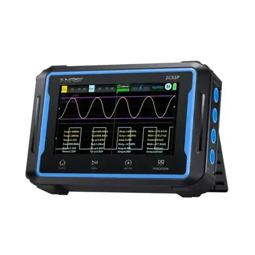 اسیلوسکوپ دو کاناله تبلتی مدل FNIRSI 2C53P عصرتولز