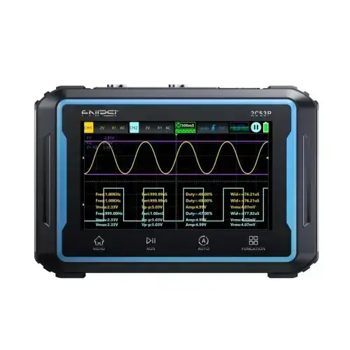 اسیلوسکوپ دو کاناله تبلتی مدل FNIRSI 2C53P عصرتولز