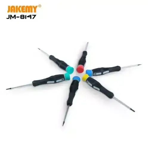 پیچ گوشتی چهارسو جک می مدل JAKEMY JM-8147 عصرتولز