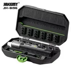 ست پیچ گوشتی شارژی جک می مدل Jakemy JM-8196 مجموعه 35 عددی asrtools