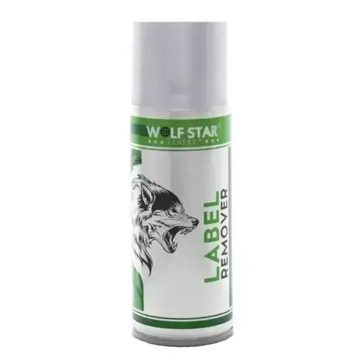 اسپری جداکننده لیبل و چسب ولف استار مدل WOLF STAR LABEL REMOVER حجم 200 میلی لیتر عصرتولز