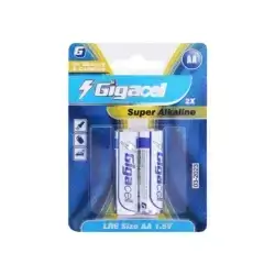 باتري قلمي گيگاسل مدل GigaCell-AA Super Alkaline بسته2 عددي