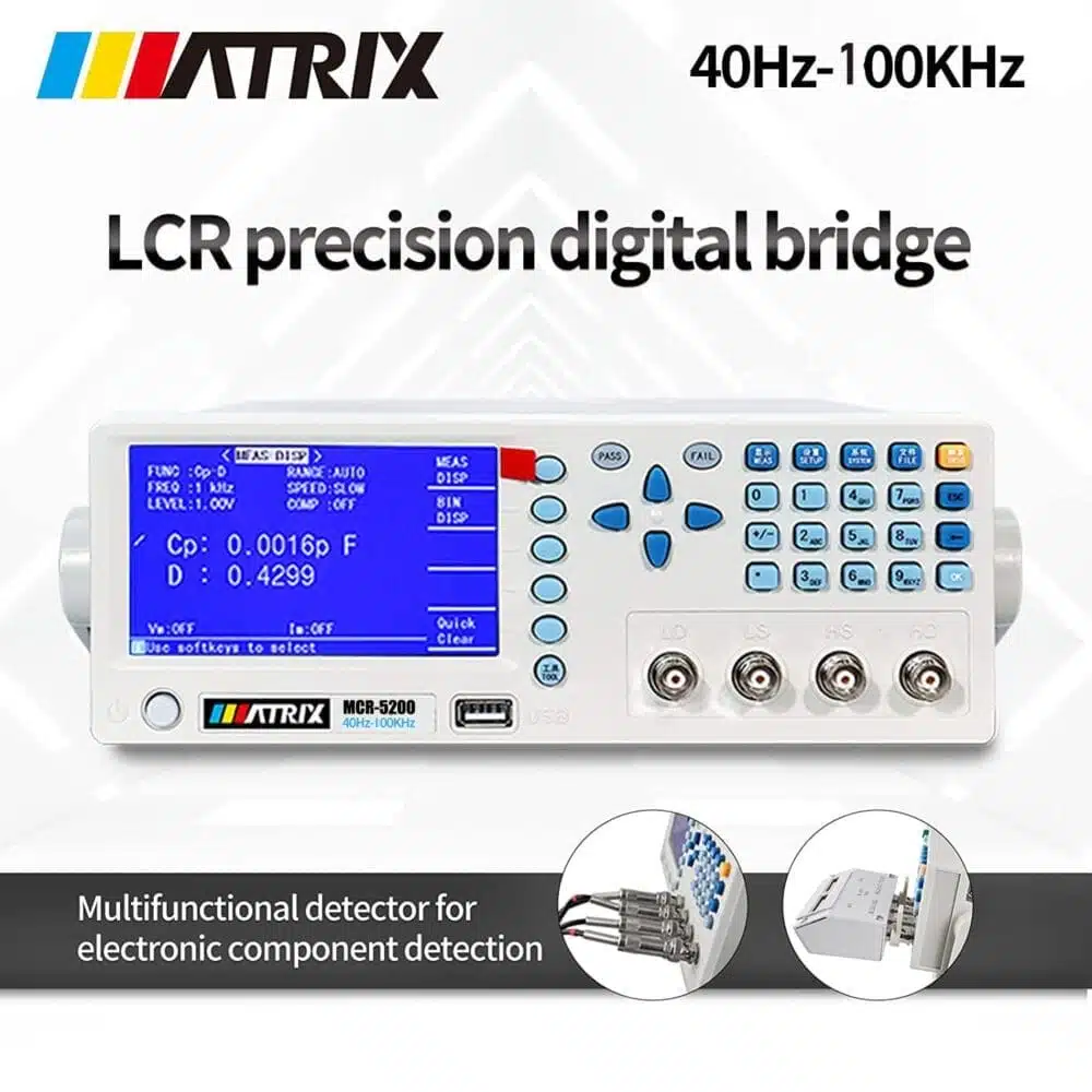 LCR متر دیجیتال ماتریکس مدل MATRIX MCR-5100 عصرتولز