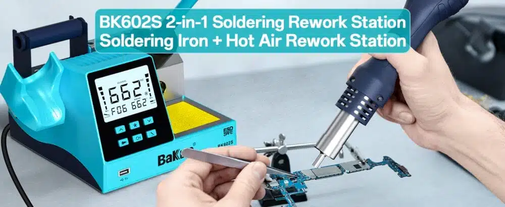 هویه و هوای گرم رومیزی 90 وات باکون مدل Bakon BK-602S 1 هویه و هوای گرم رومیزی 90 وات باکون مدل Bakon BK-602S عصرتولز