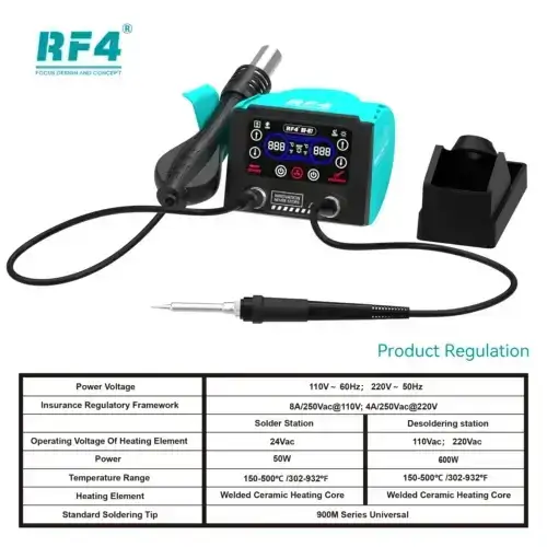 هیتر هویه دیجیتالی دو کاره آر اف فور مدل RF4 RF-H7 عصرتولز