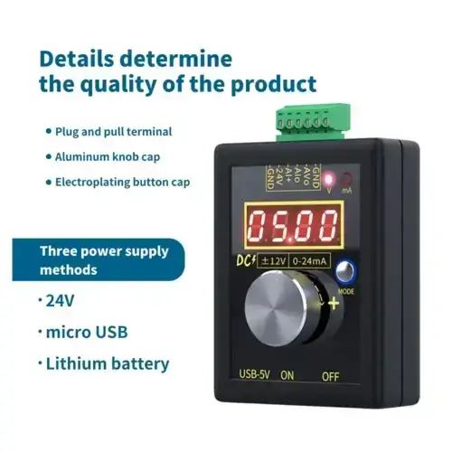 سیگنال ژنراتور (سورس ولتاژ و جریان) مدل FNIRSI SG-002 عصرتولز