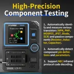 تستر قطعات الکترونیکی مدل FNIRSI LCR-P1 عصرتولز