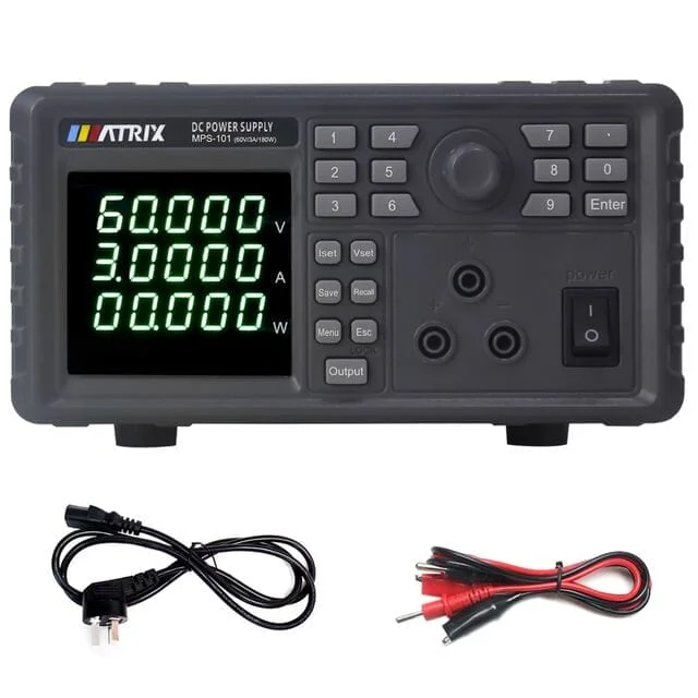 منبع تغذیه قابل برنامه ریزی ماتریکس مدل Matrix MPS-101 عصرتولز منبع تغذیه قابل برنامه ریزی ماتریکس مدل Matrix MPS-101 عصرتولز