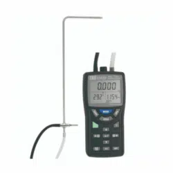 فشارسنج تفاضلی و محیطی ، بادسنج پیتوت تیوب دیتالاگر تی ای اس مدل TES-3142U عصرتولز