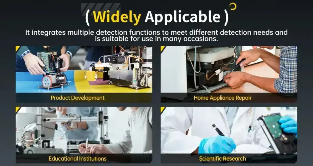 تستر قطعات الکترونیکی مدل FNIRSI LCR-P1 10 تستر قطعات الکترونیکی مدل FNIRSI LCR-P1