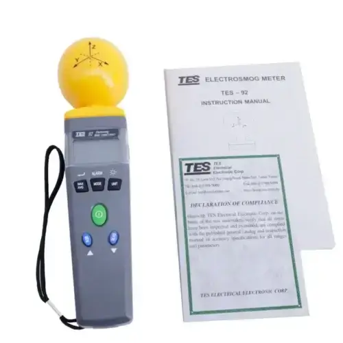 اندازه گیری میدان الکتریکی تی ای اس مدل TES-92 عصرتولز
