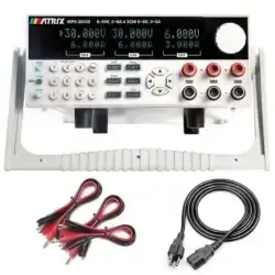 منبع تغذیه دوبل تراکینگ قابل برنامه ریزی ماتریکس مدل Matrix MPS-3063X عصرتولز