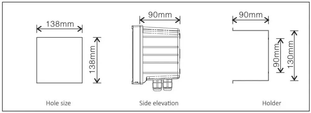 pH/ORP متر آنلاین مدل DAX Instruments PC-9965 3 pH/ORP متر آنلاین مدل DAX Instruments PC-9965