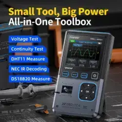 اسیلوسکوپ و تستر قطعات 3 کاره مدل FNIRSI DSO-TC4 - تصویر 4