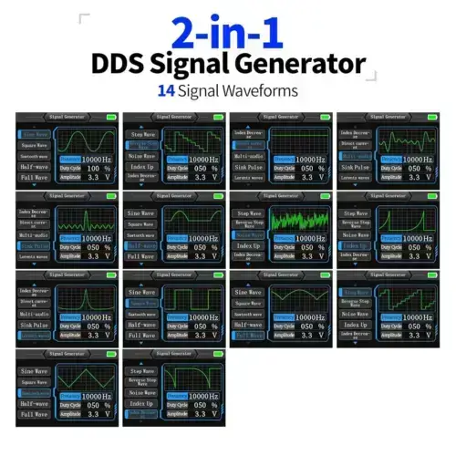 مینی اسیلوسکوپ و سیگنال ژنراتور فینرسی مدل FNIRSI DSO-153 عصرتولز