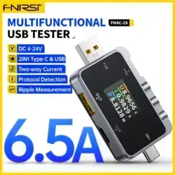 تستر درگاه USB دو کاره فینرسی مدل FNIRSI FNAC-28