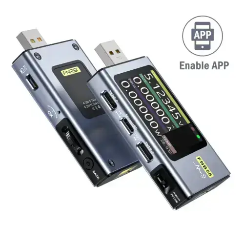 تستر و مانیتور ولتاژ و جریان USB فنیرسی مدل FNIRSI FNB58 عصرتولز