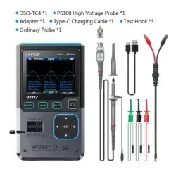 اسیلوسکوپ و تستر قطعات 3 کاره مدل FNIRSI DSO-TC4 - تصویر 7