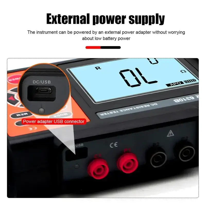 میکرو اهم متر دیجیتالی ویکتور مدل VICTOR 6310B