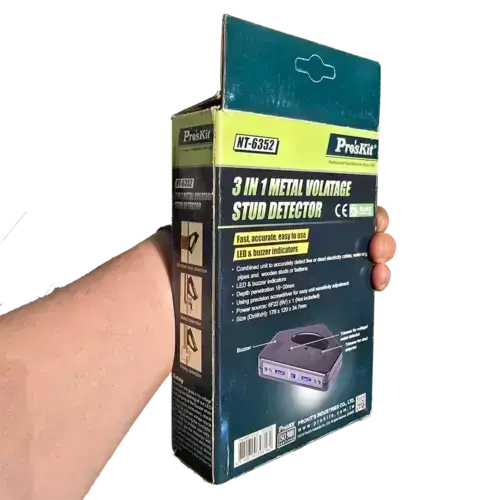 دتکتور سه کاره، فلزیاب، برق یاب، چوب یاب پروسکیت مدل Proskit NT-6352 عصرتولز