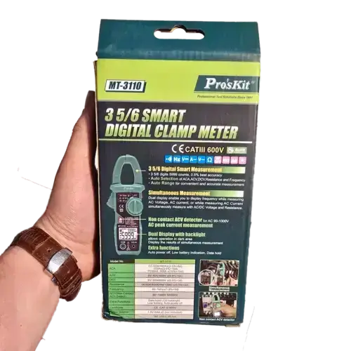 مولتی متر کلمپی هوشمند پروسکیت مدل PROSKIT MT-3110 عصرتولز