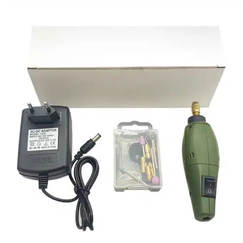 مینی دریل و فرز انگشتی 12 ولت دی‌تک مدل DTEC P500-10