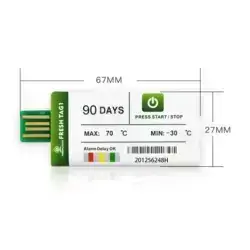 دیتالاگر یک بار مصرف دما مدل FRESHLIANCE Fresh Tag 1