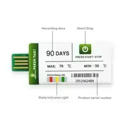 دیتالاگر یک بار مصرف دما مدل FRESHLIANCE Fresh Tag 1