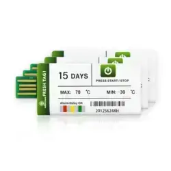 دیتالاگر یک بار مصرف دما مدل FRESHLIANCE Fresh Tag 1