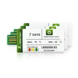 دیتالاگر یک بار مصرف دما مدل FRESHLIANCE Fresh Tag 1