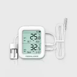 دیتالاگر دما و رطوبت بلوتوثی دیواری با پراب دمای اکسترنال سفارشی مدل FRESHLIANCE BlueTag TH30R - تصویر 4