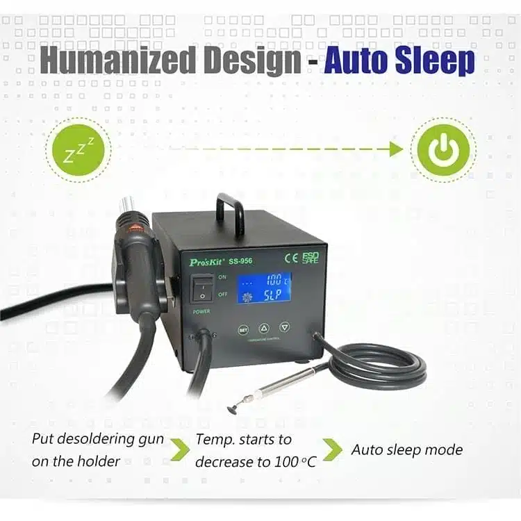 هیتر هوشمند وکیوم‌دار پروسکیت مدل Proskit SS-956B